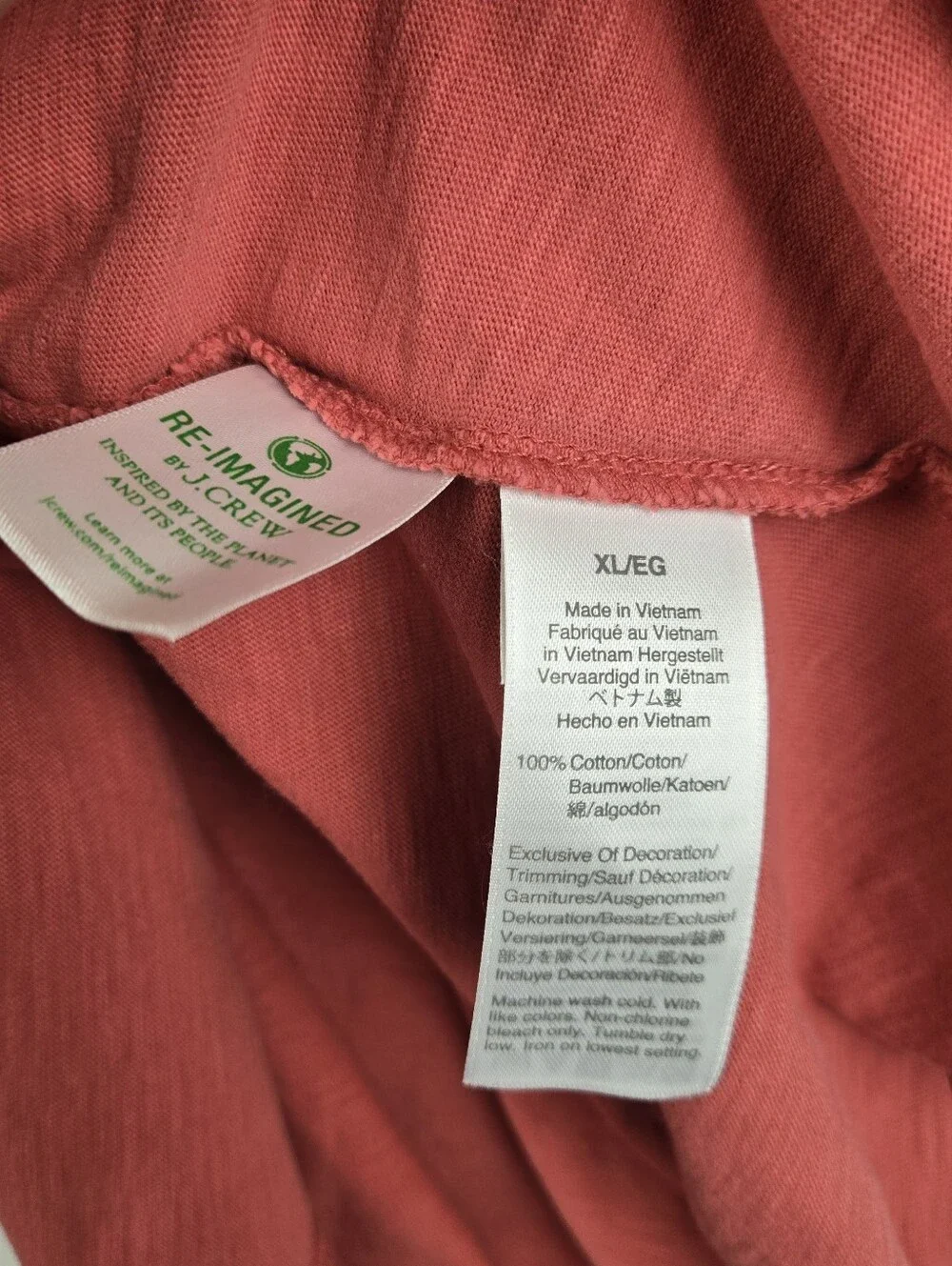 J. Crew‎ Garmet Dyed Pocket  MensT-Shirt XL